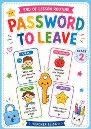 End of Lesson Routine 2 - Password To Leave