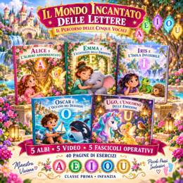 Vocali A E I O U: 5 albi illustrati, video e schede didattiche | Classe prima e infanzia