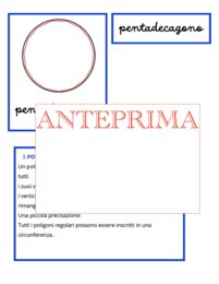 Che cos’è un poligono- Percorso Montessori per osservare, classificare e nominare i poligoni CL. 3/5
