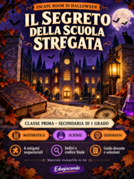 Escape room Halloween prima media: matematica, scienze e geografia