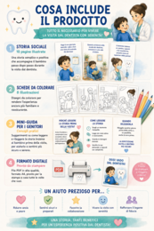 Storia Sociale "Oggi vado dal Dentista" + Kit Attività e Mini-Guida Genitori