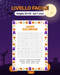 Cerca-parole di Halloween (word search) ita-eng