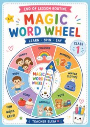 End of Lesson Routine 1 - Magic Word Wheel