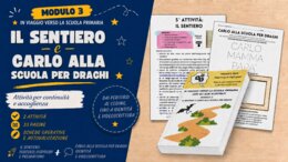 Modulo 3 Il sentiero e Carlo alla scuola per draghi | Coding e pregrafismo