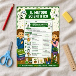 Il metodo scientifico schede didattiche