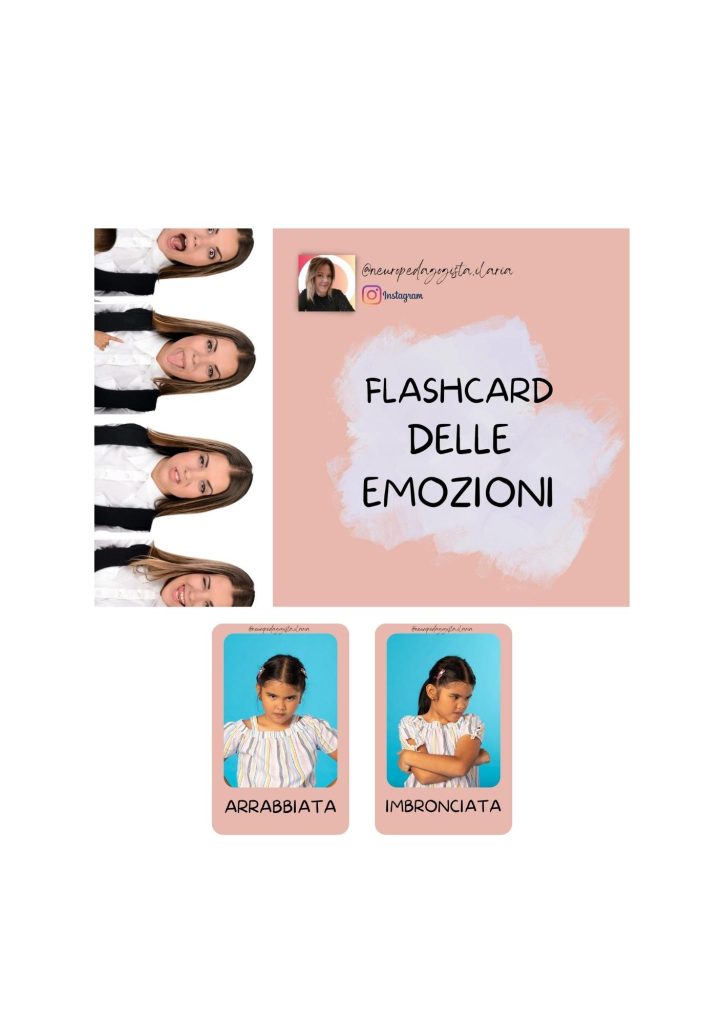 FLASHCARD EMOZIONI • Edudoro