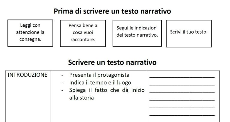 Verifica Sul Testo Narrativo Con Soluzioni Pdf