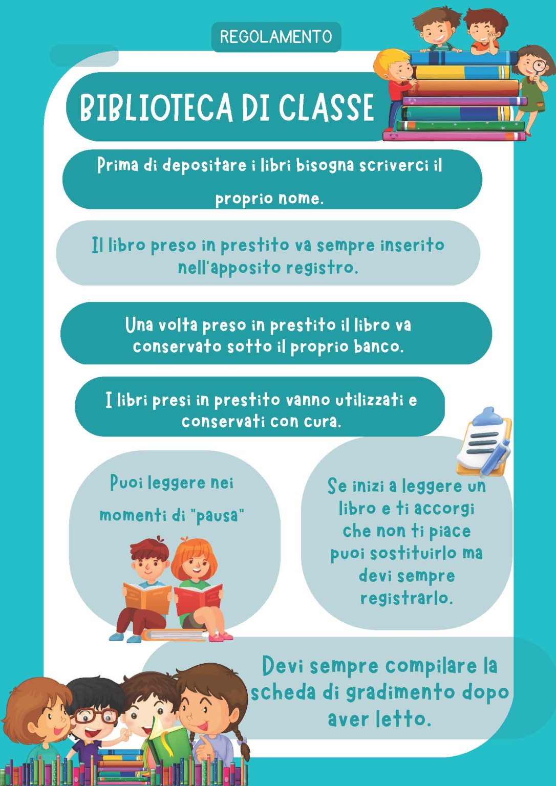 Regole Biblioteca Di Classe • Edudoro