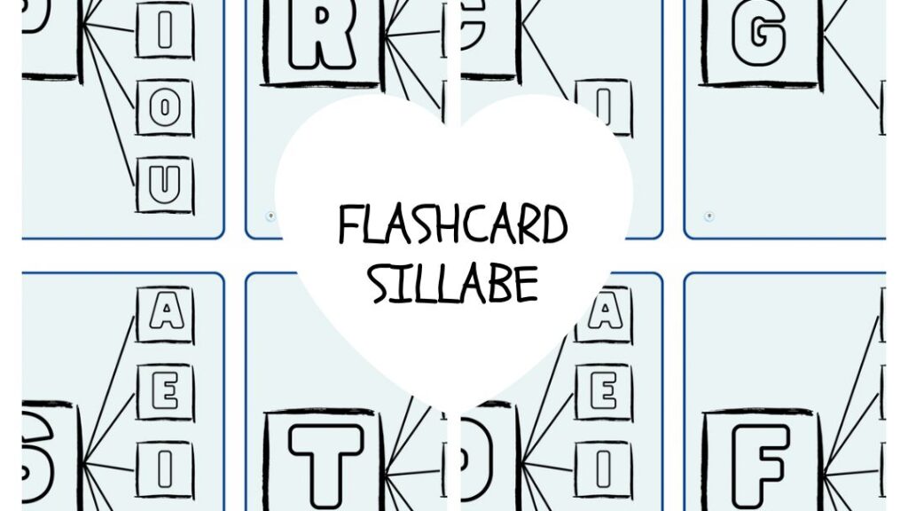 FLASHCARD SULLE SILLABE • Edudoro