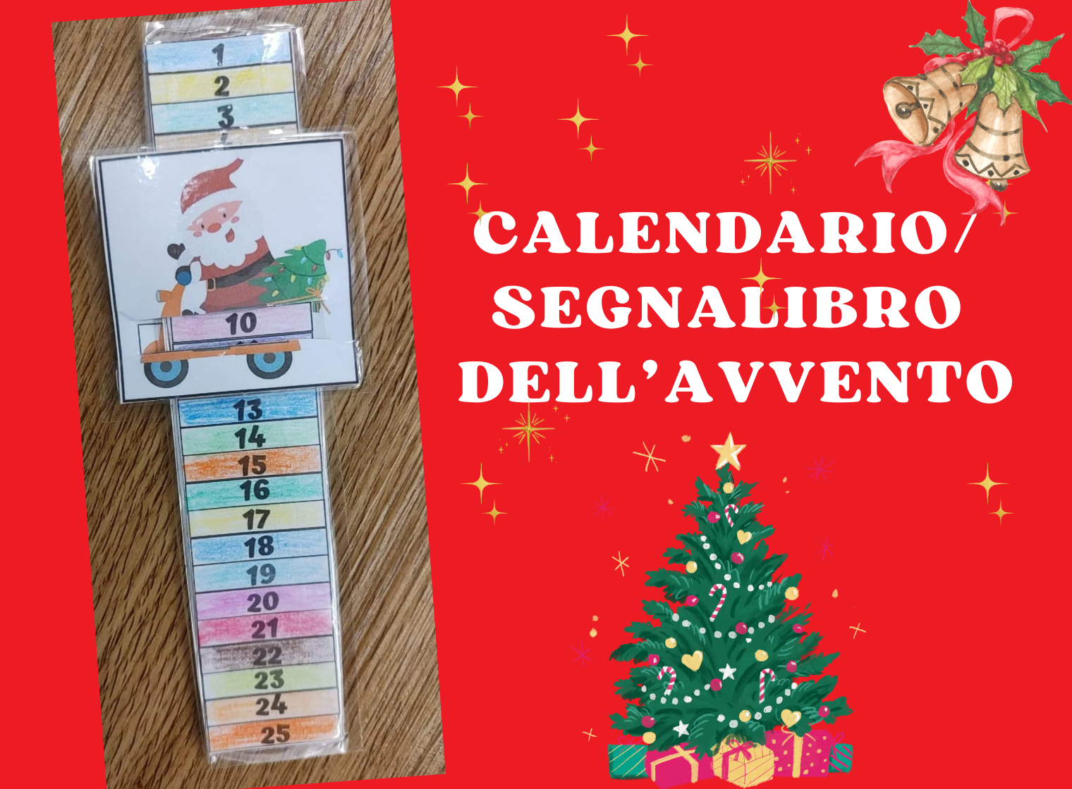 Calendario dell'avvento cartaceo • Edudoro