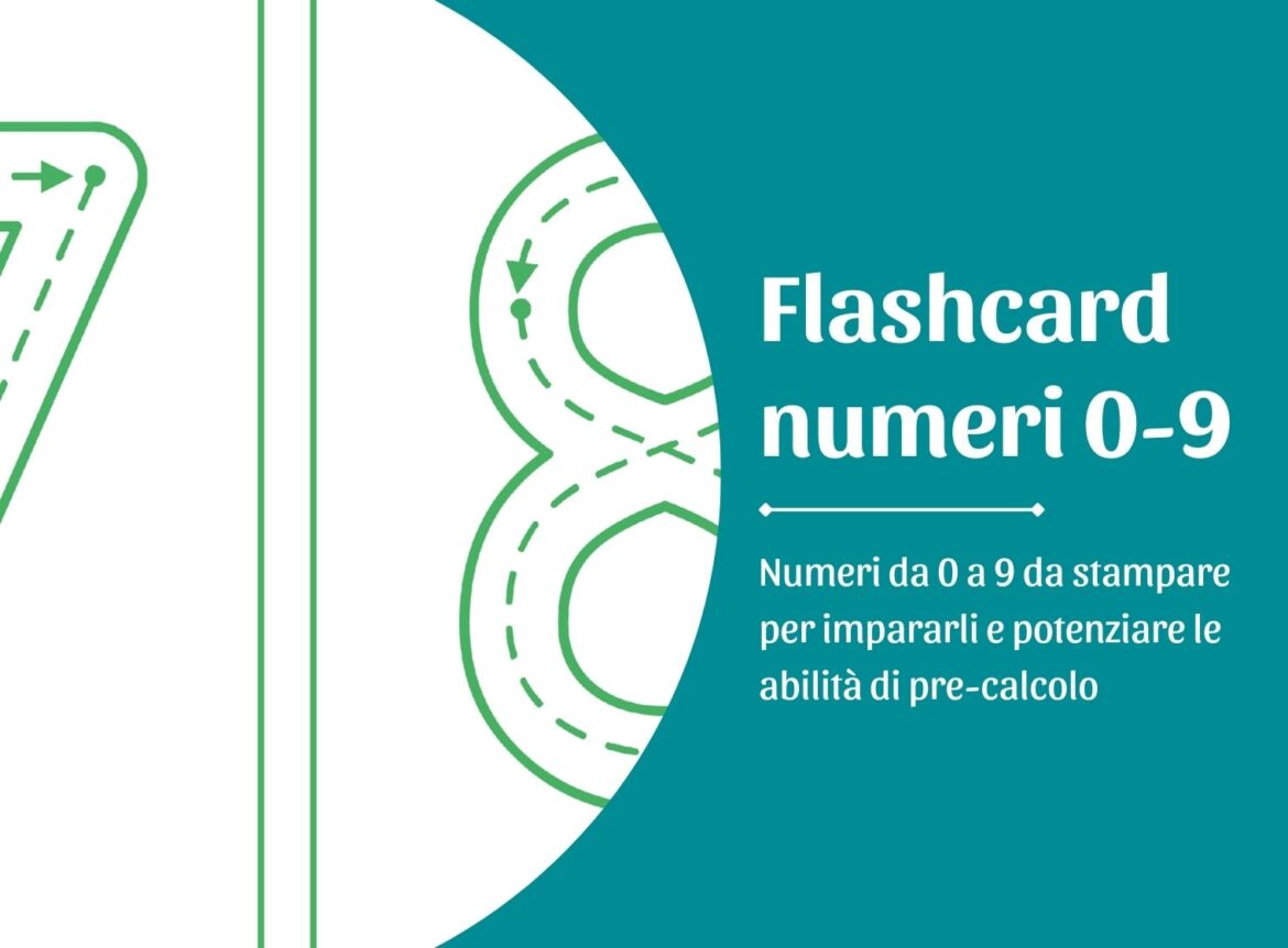 flashcard numeri da stampare