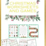 Christmas – vocabulary and colouring book