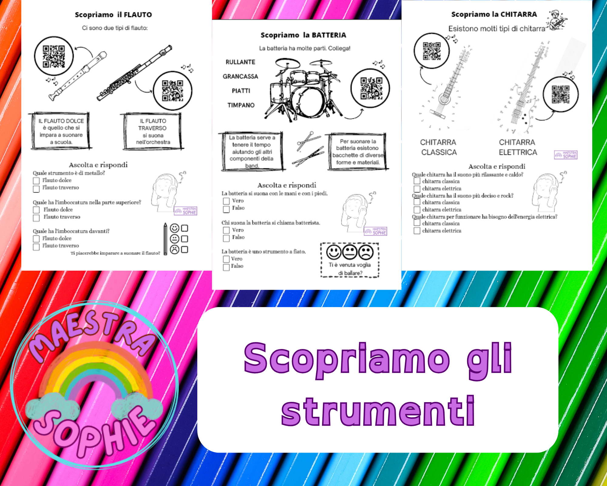 Presentazione digitale sulla classificazione degli strumenti musicali •  Edudoro