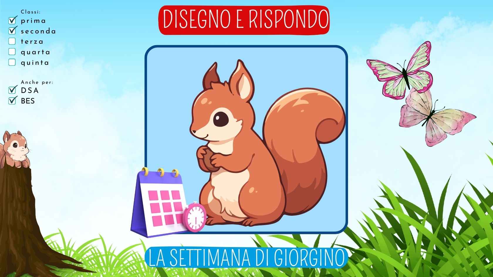 DISEGNA E RISPONDI: I GIORNI DELLA SETTIMANA (La Settimana Di Giorgino ...