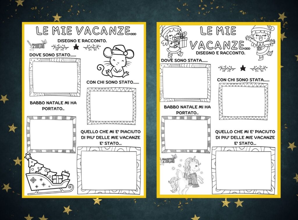 Le mie vacanze • Edudoro