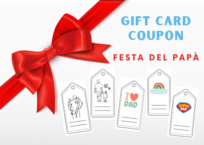 IDEE REGALO PER LA FESTA DEL PAPÀ - EGIFT CARD