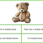 It is VS They are – sentence making cards