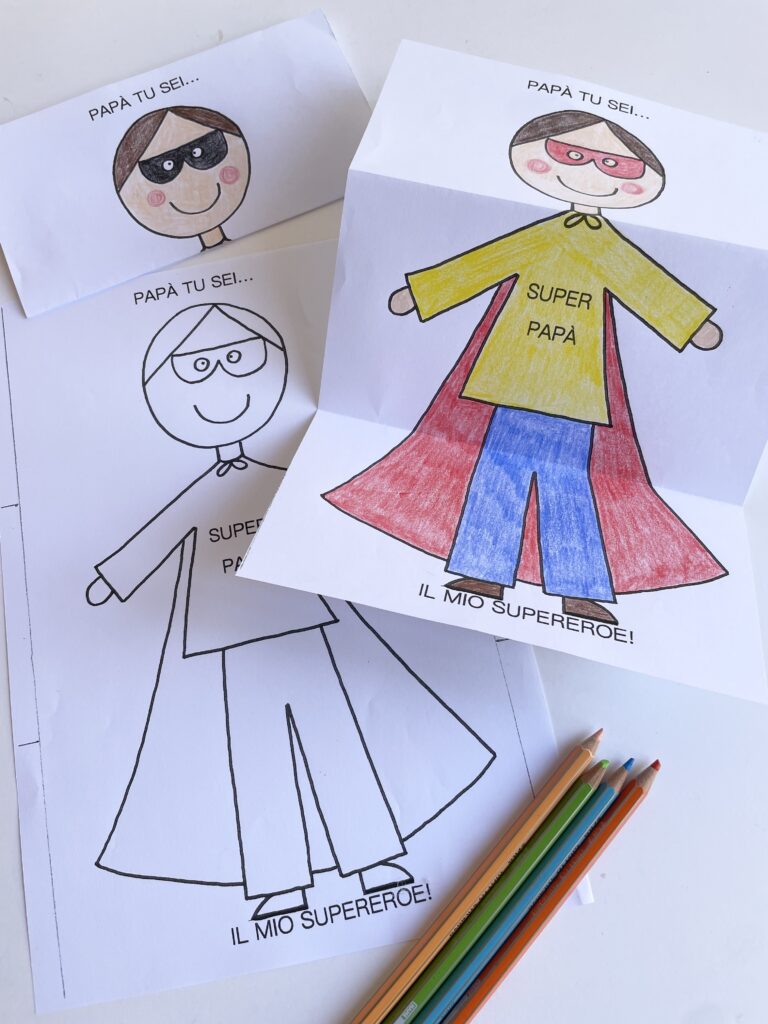 Papà, ti amo fino alla luna e ritorno, biglietto per la festa del papà, festa del papà, papà, biglietto di auguri, biglietto per lui, biglietto per papà, - Italia