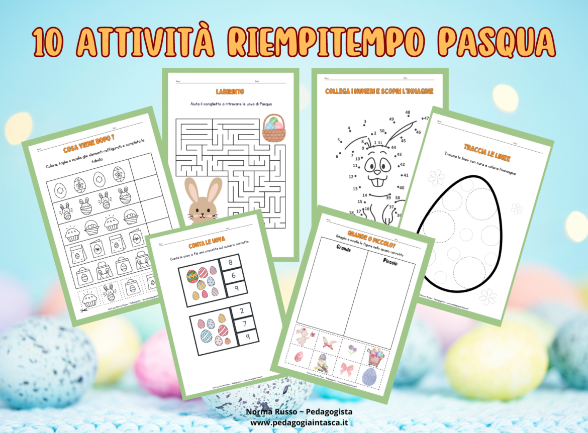 10 attivatà riempitempo Pasqua