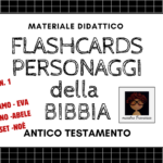 N. 2 FLASHCARDS PERSONAGGI DELLA BIBBIADigitale