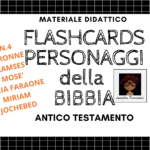 N. 5 FLASHCARDS PERSONAGGI DELLA BIBBIADigitale