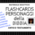 N.4 FLASHCARDS PERSONAGGI DELLA BIBBIADigitale