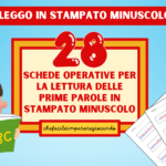 LETTURA DELLE PRIME PAROLE IN STAMPATO MAIUSCOLODigitale