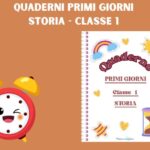 QUADERNI PRIMI GIORNI – ITALIANO e STORIA Classe 1Digitale