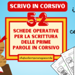 28 SCHEDE OPERATIVE PER LA SCRITTURA DELLE PRIME PAROLE IN CORSIVODigitale