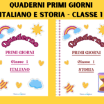 QUADERNO PRIMI GIORNI di STORIA – Classe 1Digitale