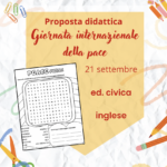 Giornata internazionale della pace – inglese ed educazione civicaDigitale