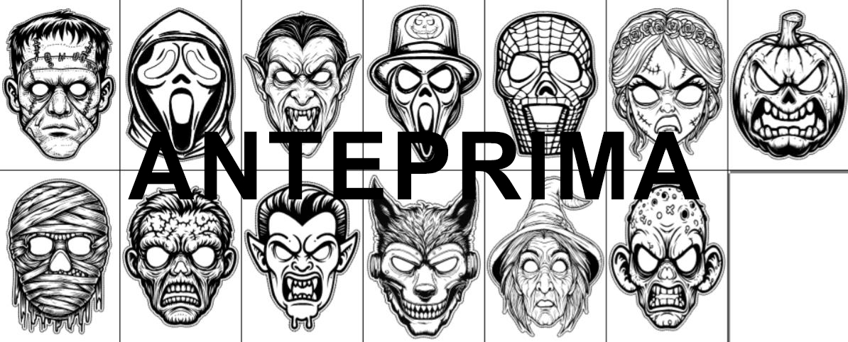 MASCHERE VISO PER HALLOWEEN SCUOLA PRIMARIA • Edudoro