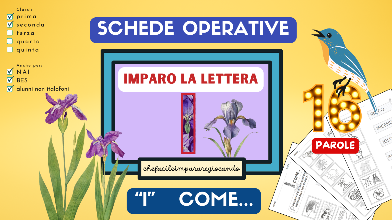 cose con la lettera i