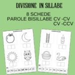 DIVISIONE in SILLABE: BISILLABE CV – CCVDigitale