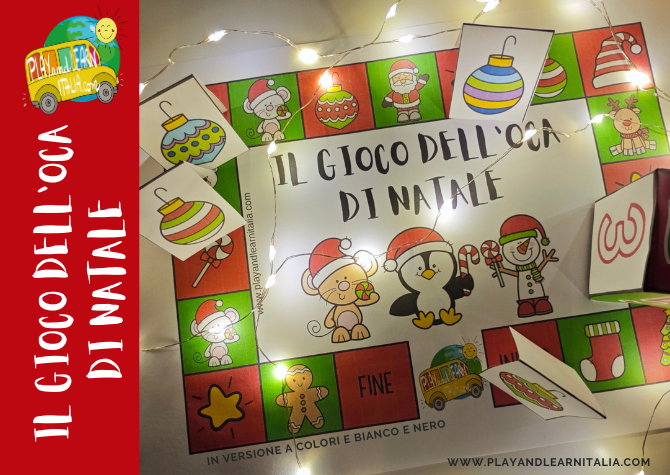 Gioco dell'oca di Natale@playandlearnitalia2