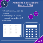 Sottrazione fino a 10.000 | matematica | 26 colonneDigitale