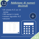 Aritmetica fino a un milione | matematica | 26 colonneDigitale