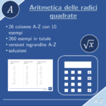 Radice quadrata di frazioni positive e negative | matematica | 26 colonneDigitale