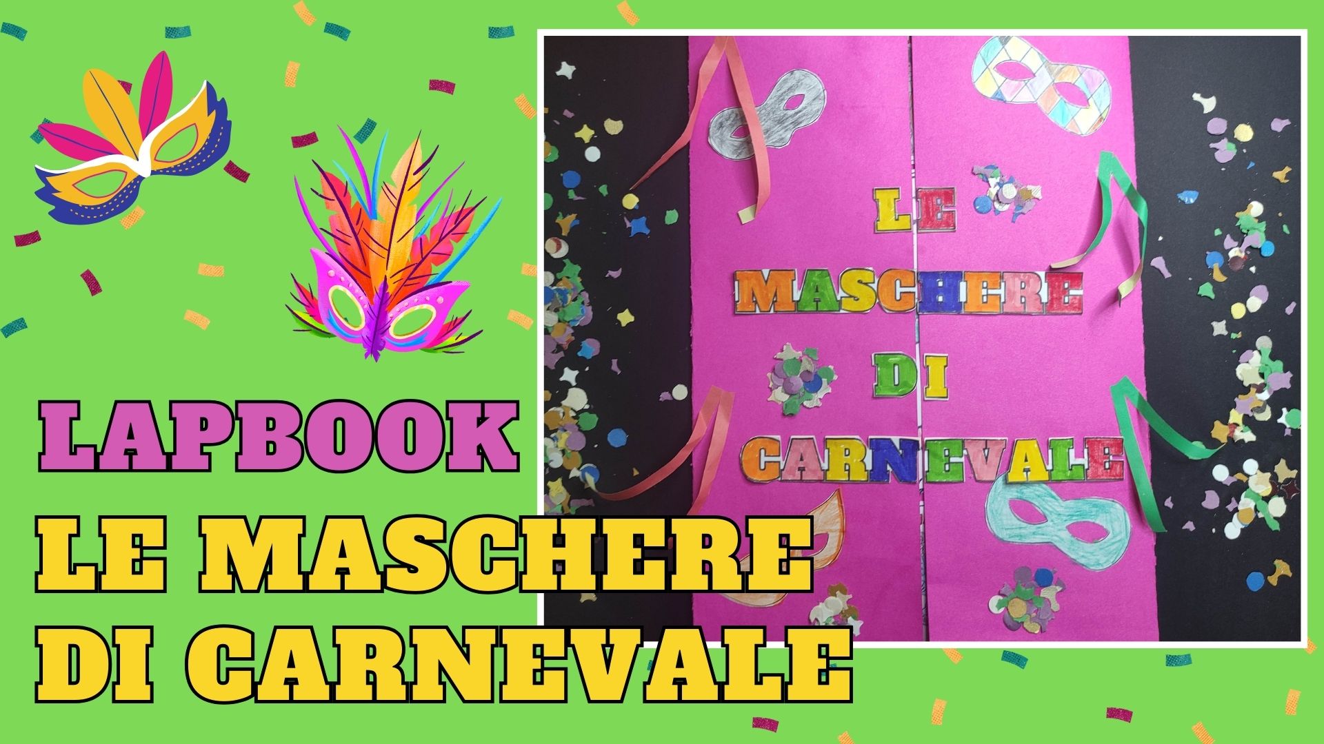 LAPBOOK LE MASCHERE DI CARNEVALE • Edudoro