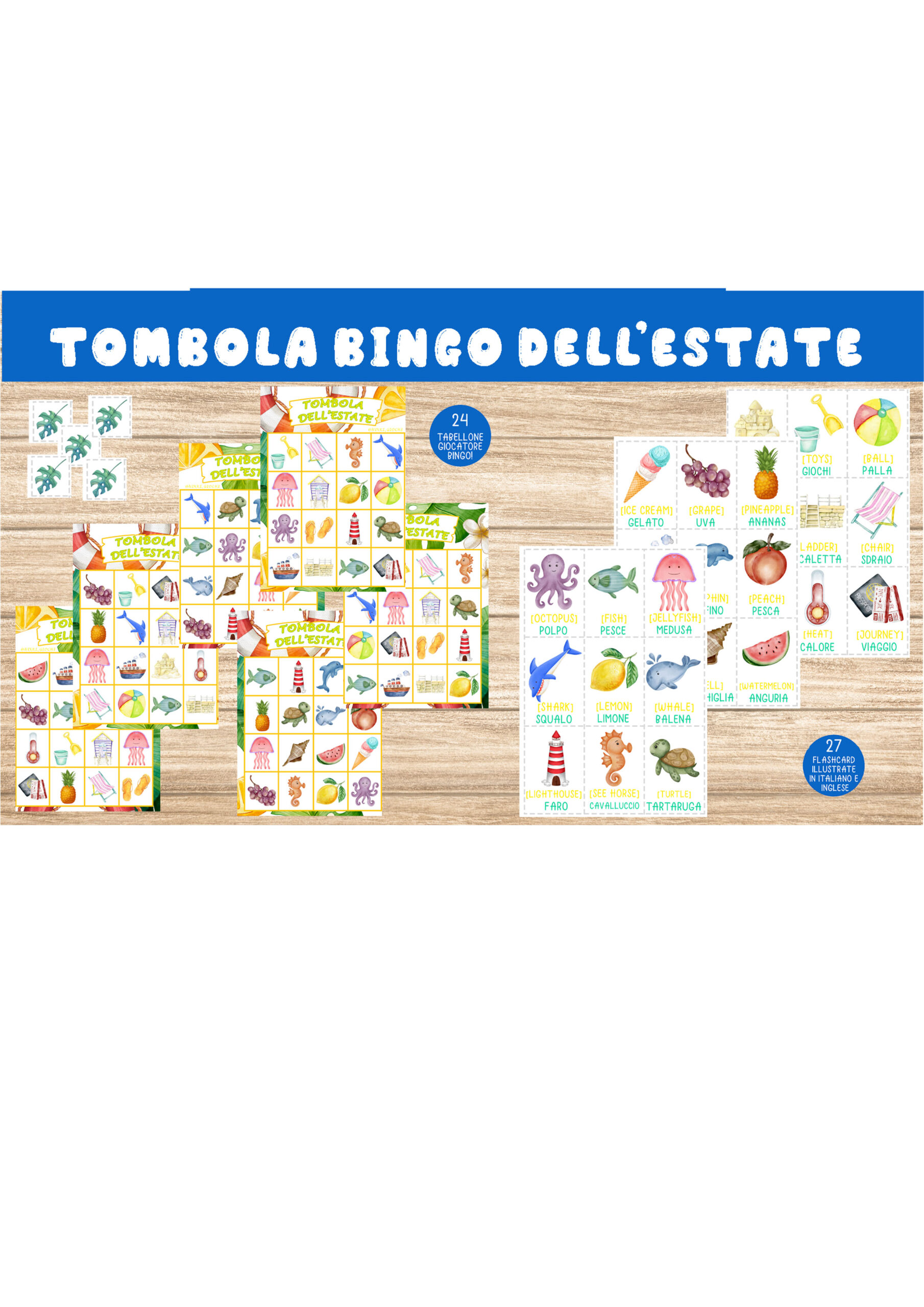 Tombola BINGO dell'Estate • Edudoro