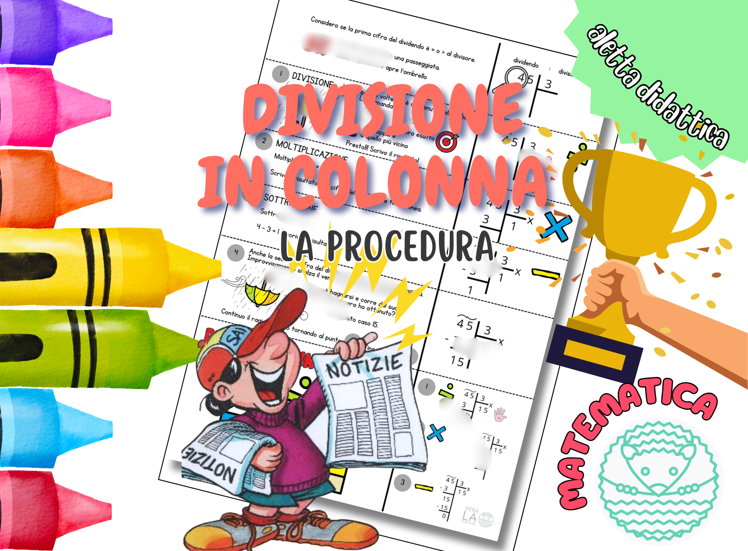 classe terza divisioni in colonna a una cifra terza elementare