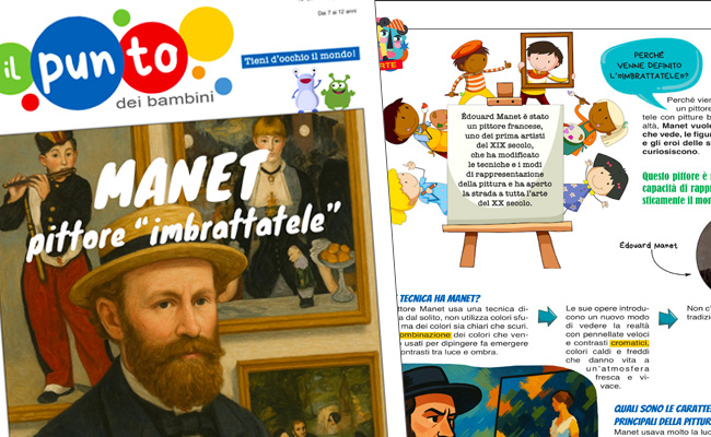 Manet spiegato ai bambini della scuola primaria
