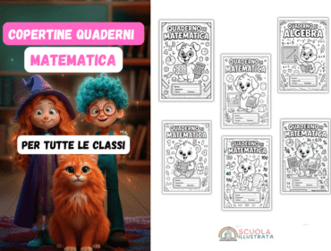 copertine quaderni matematica da colorare
