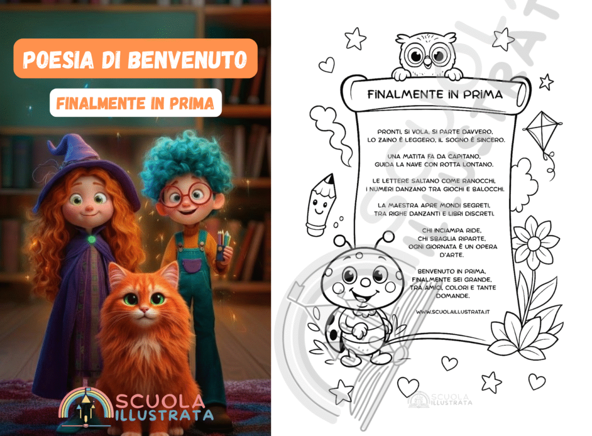 poesia di benvenuto finalmente in prima