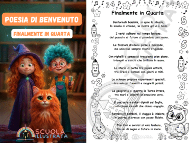 poesia di benvenuto finalmente in quarta
