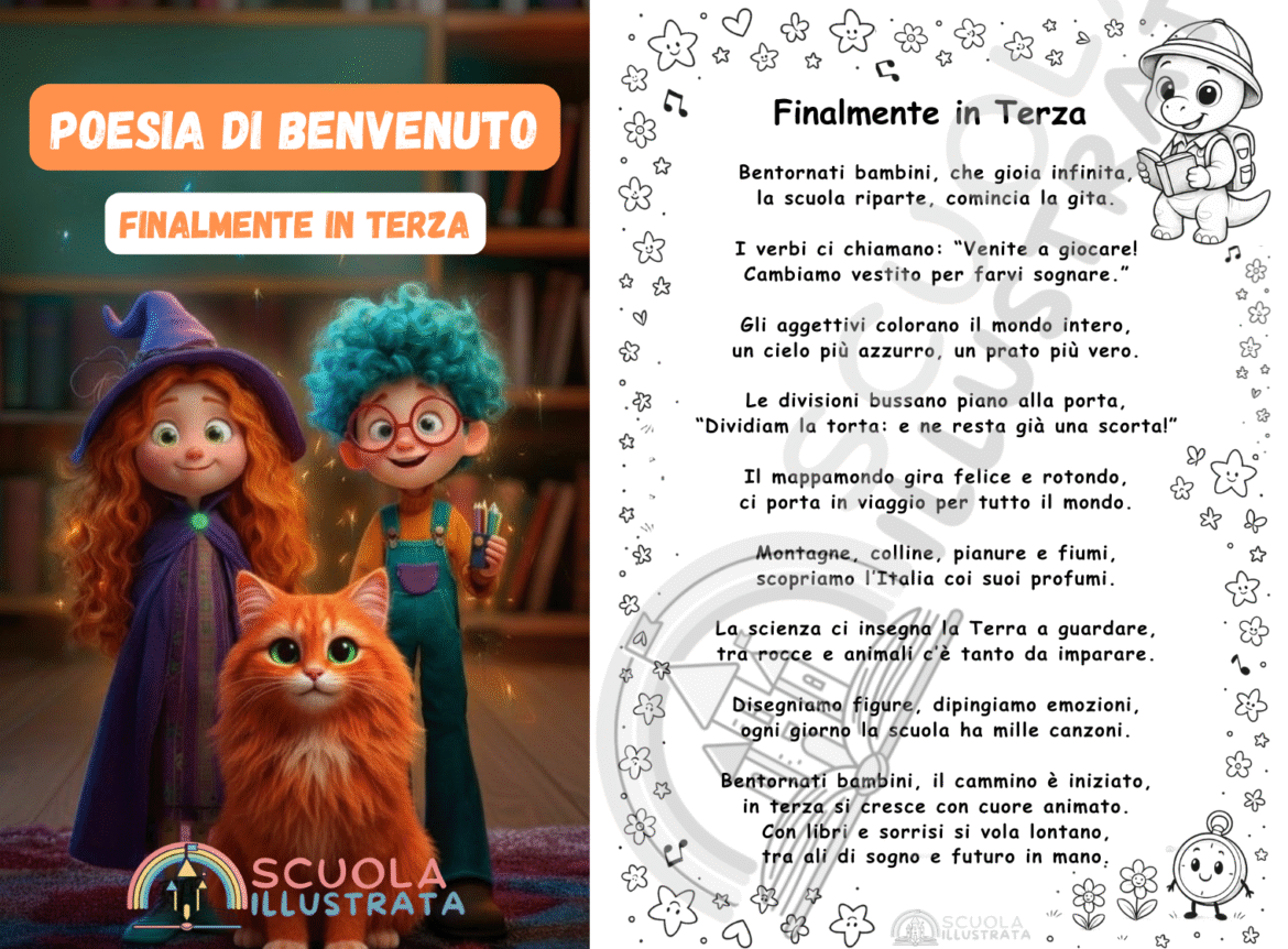 poesia di benvenuto finalmente in terza
