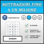 Domino – Addizioni e sottrazioni fino a un milione | Attività MatematicaDigitale