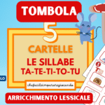 SILLABE VA VE VI VO VU – TOMBOLA PAROLE – CLASSI PRIMA E SECONDA – ANCHE PER NAI E BESDigitale