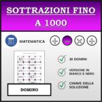 Domino | Addizioni e sottrazioni fino a 1000 | Attività MatematicaDigitale