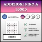 Domino | Sottrazioni fino a 10000 | Attività MatematicaDigitale
